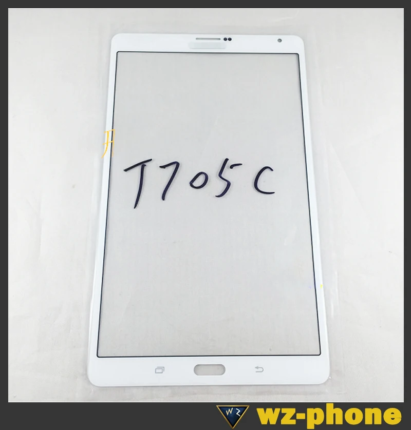 Внешний переднее стекло для Samsung Galaxy Tab S SM T705 T705C белый цвет внешний объектив