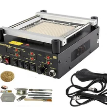 Gordak 863 3 в 1 Digita тепловой пистолет горячего воздуха BGA паяльная станция Электрический паяльник ИК инфракрасный Подогрев станция