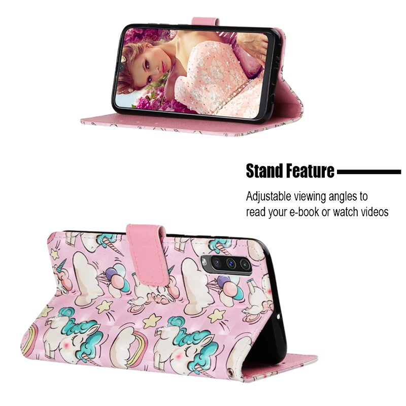 Модный 3D кожаный магнитный флип кошелек чехол для телефона силиконовый Coque Funda