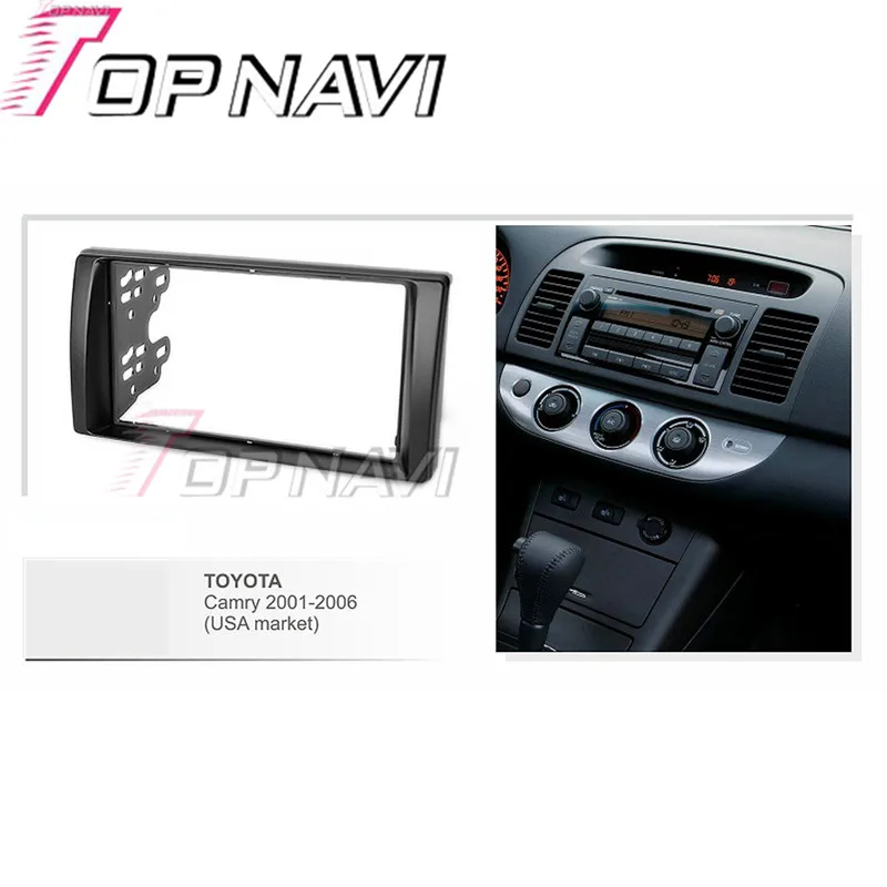 Wanuary 2 DIN качество автомобиля радио фасции для Toyota Camry 2006 автостерео интерфейс тире CD отделка Установка комплект