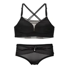 bralette black lingerie set sexy lace Perspective Cross tube top Bra Underwear Sexy Lace Set 2pcs push up bra set and panty set bralette black lingerie set sexy lace Perspective Cross tube top Bra Underwear Sexy Lace Set 2pcs push up bra set and panty set