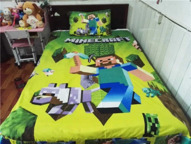Buy Cotton Kids minecraft my world Bedding set twin