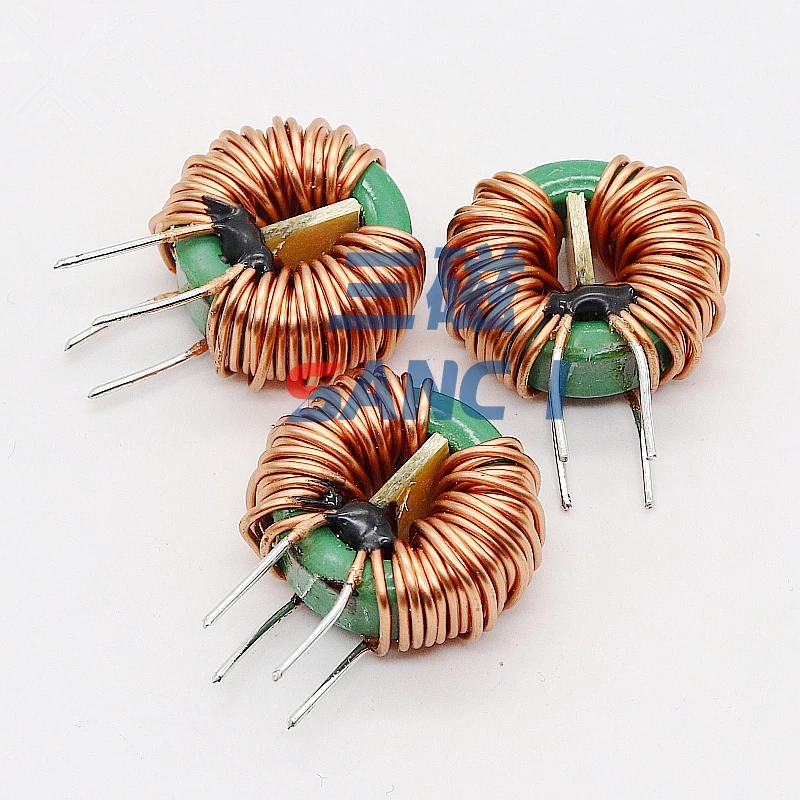

2pcs 5MH 4A Annular Common Mode Filter Inductor 0.6 Wire Choke Ring Inductance 14*9*5mm