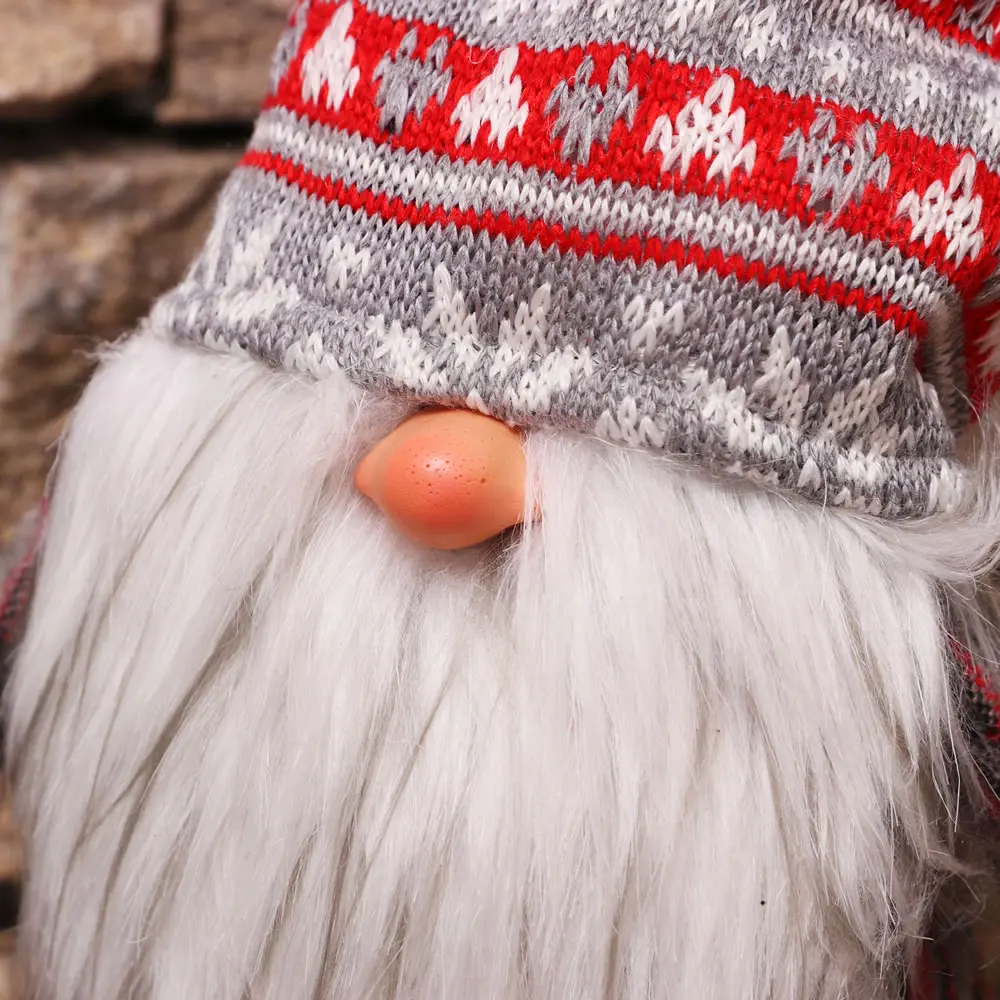 Подарок к празднику гном милые украшения Санта Клаус кукла шведский Tomte для дома рождественское настольное украшение елку украшения Red Hat