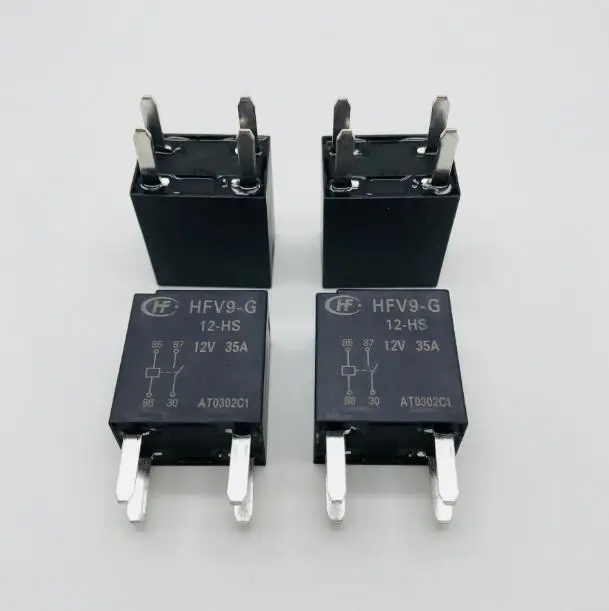 Новое автомобильное реле 12V HFV9 G 12 HS 12VDC HFV9G12HS 12В DC12V 35A 4PIN|Реле| |