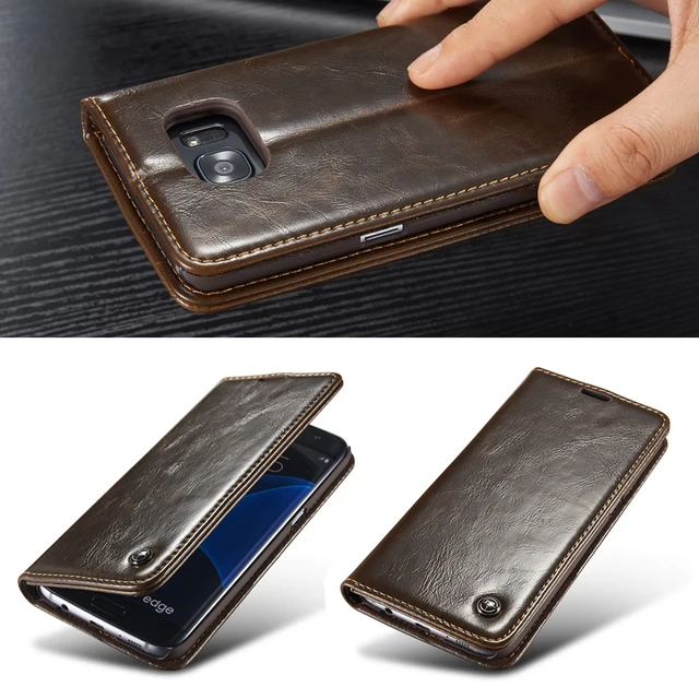 Cheap Original Phone Cases For Samsung Galaxy S7/ S7 Edge Cover Luxury Genuine Leather Magnet Auto Flip Wallet Case For Galaxy S7 Edge Cheap Original Phone Cases For Samsung Galaxy S7/ S7 Edge Cover Luxury Genuine Leather Magnet Auto Flip Wallet Case For Galaxy S7 Edge