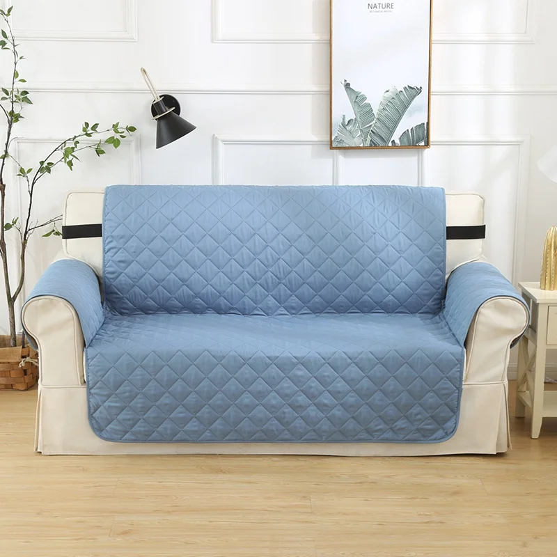 Чехол для дивана, водонепроницаемый чехол для дивана, моющийся чехол для дивана, для питомца, собаки, детское кресло, диванная мебель, протектор, 1 шт - Цвет: Sapphire