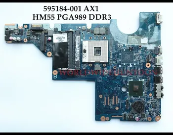 

Wholesale High quality Laptop Motherboard for HP CQ42 CQ62 595184-001 DA0AX1MB6H1 HM55 PGA989 DDR3 Fully Tested&Free shipping