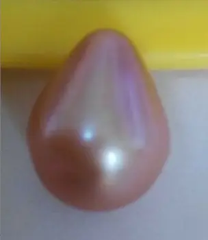

top quality 10~12mm natural south seas pink loose pearl match bail