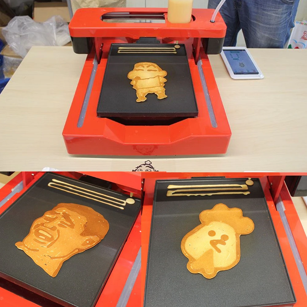 Pad Control Food 3D Printer Big Size Pancake 3D Printing Machine