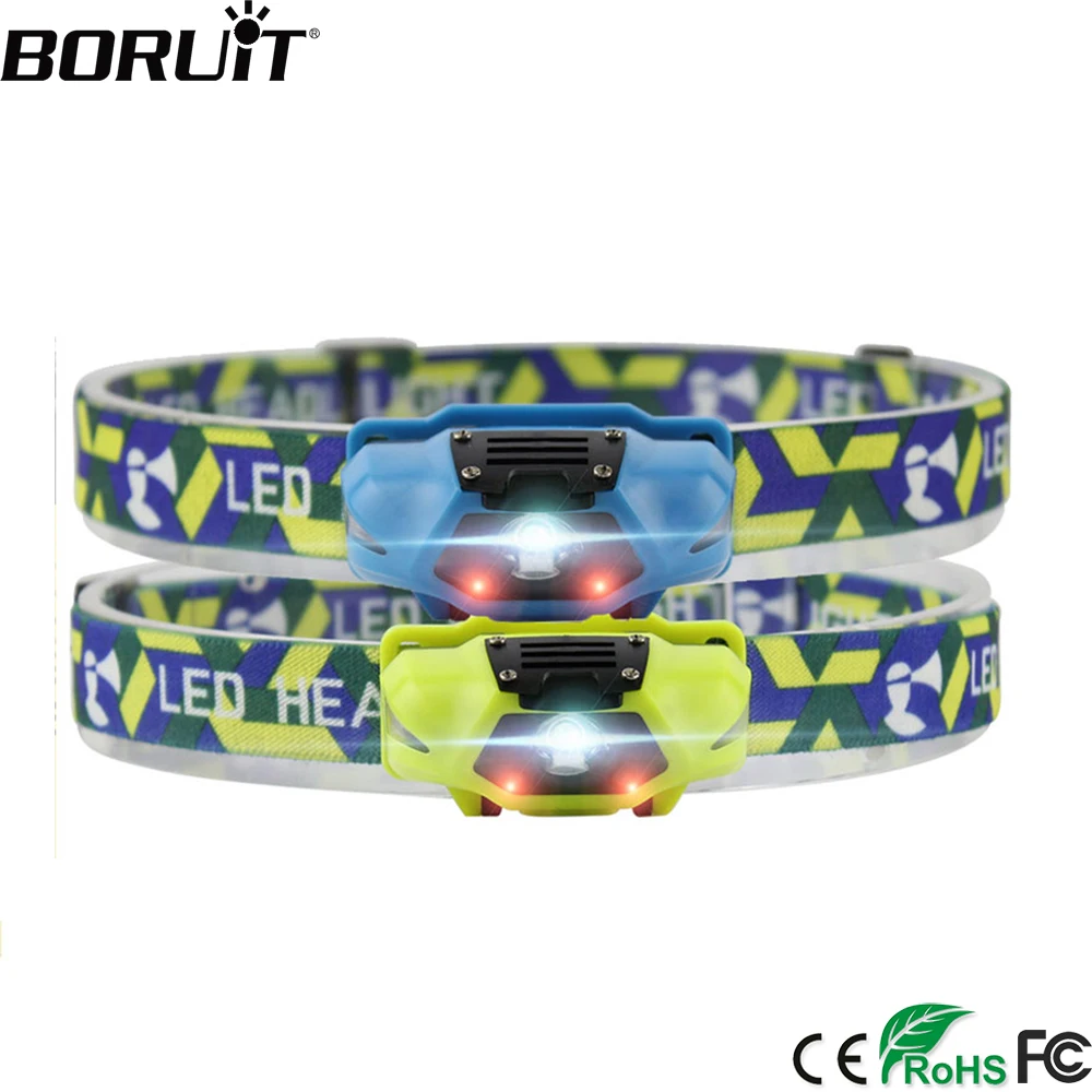 Светодиодный налобный фонарь BORUiT T04 мини высокой мощности супер яркий красный