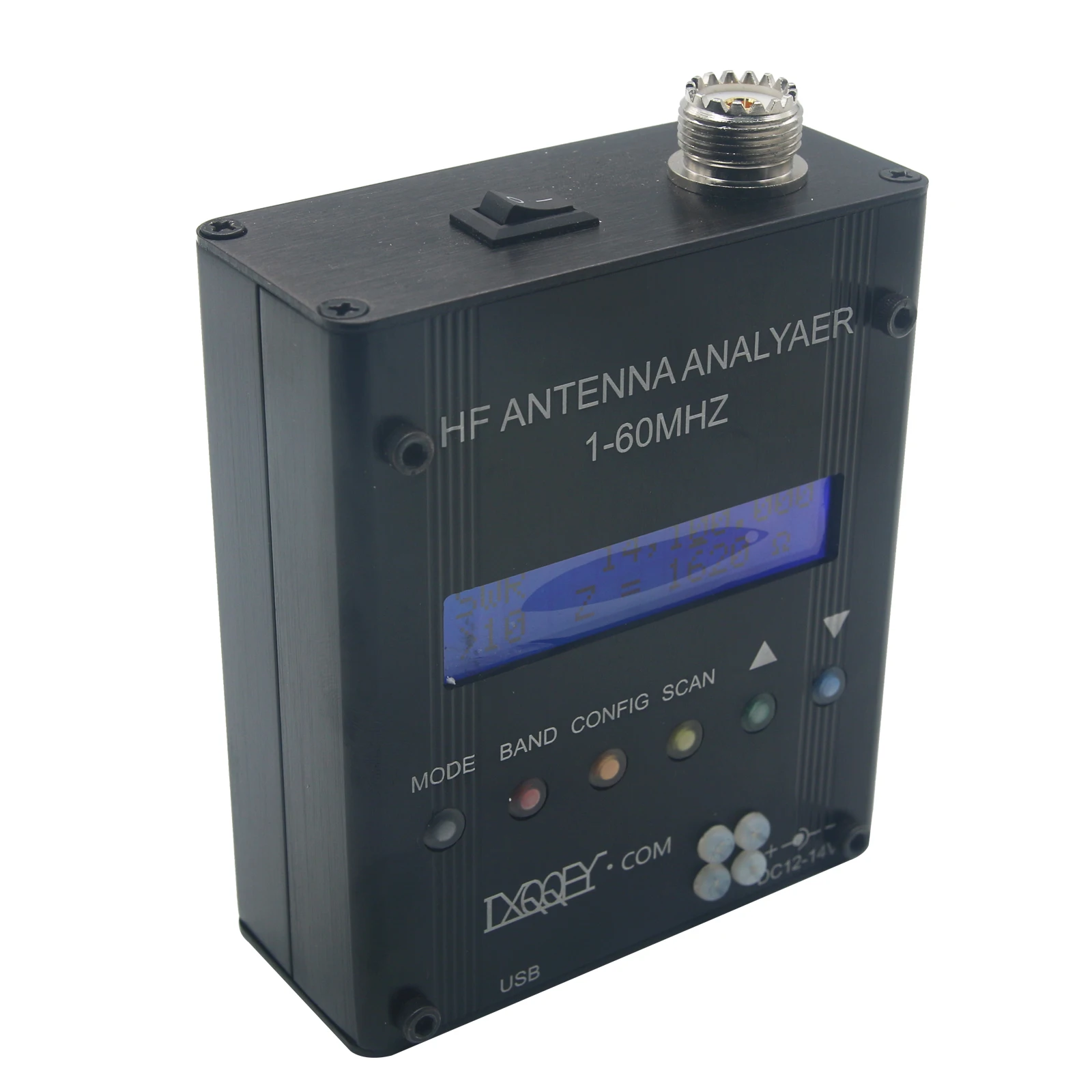 MR300 Digital Shortwave HF Antenna Analyzer Meter Tester 1M to 60M for