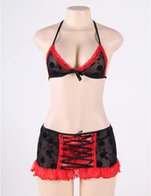 RD80148 New porn good quality vestido hot erotic nightwear bra set sex shop sexy-underwear women lace baby doll sexy lingerie