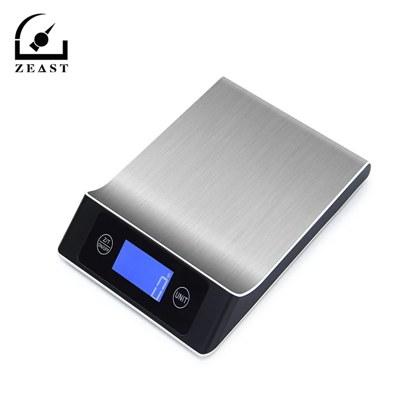 

KC-MT560 5kg/1g 10kg/1g Digital Scale Cooking Measure Tool Stainless Steel Electronic Weight Scale LCD Display Kitchen Scale