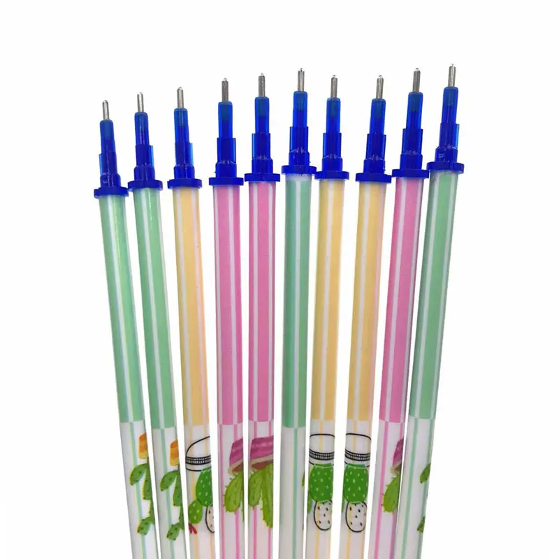 

20Pcs/Set Cactus Erasable Pen Refill Rods for Handles 0.38mm Blue/Black Ink Gel Pen Stationery Office School Writing Tool