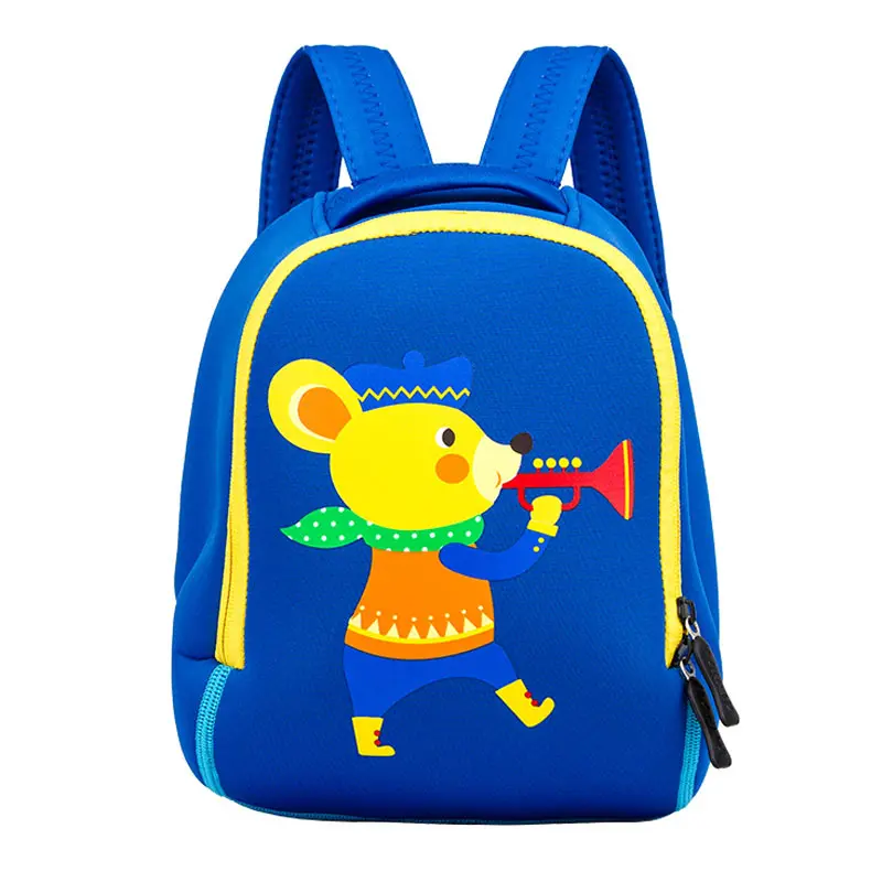 21 Новинка, детские рюкзаки с 3D изображением животных, фирменный дизайн, рюкзак для мальчиков и девочек, неопреновые школьные сумки для малышей, Сумка с рисунком для детского сада - Цвет: 21