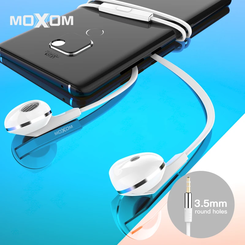 Наушники MOXOM для IPhone Samsung Xiaomi HAUWEI наушники высокого качества игровая гарнитура