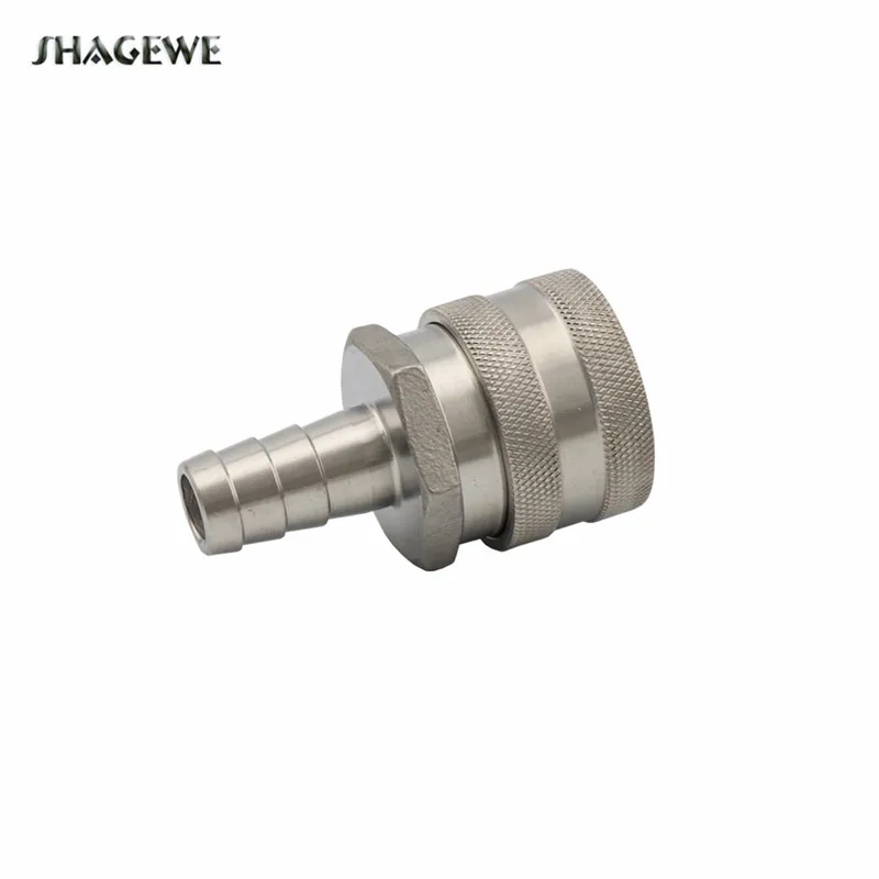 

1/2" Barb Stainless Steel Female Quick Disconnect For Homebrew Beer Kettle Tun Mash Pump Hardware Fitting Connector