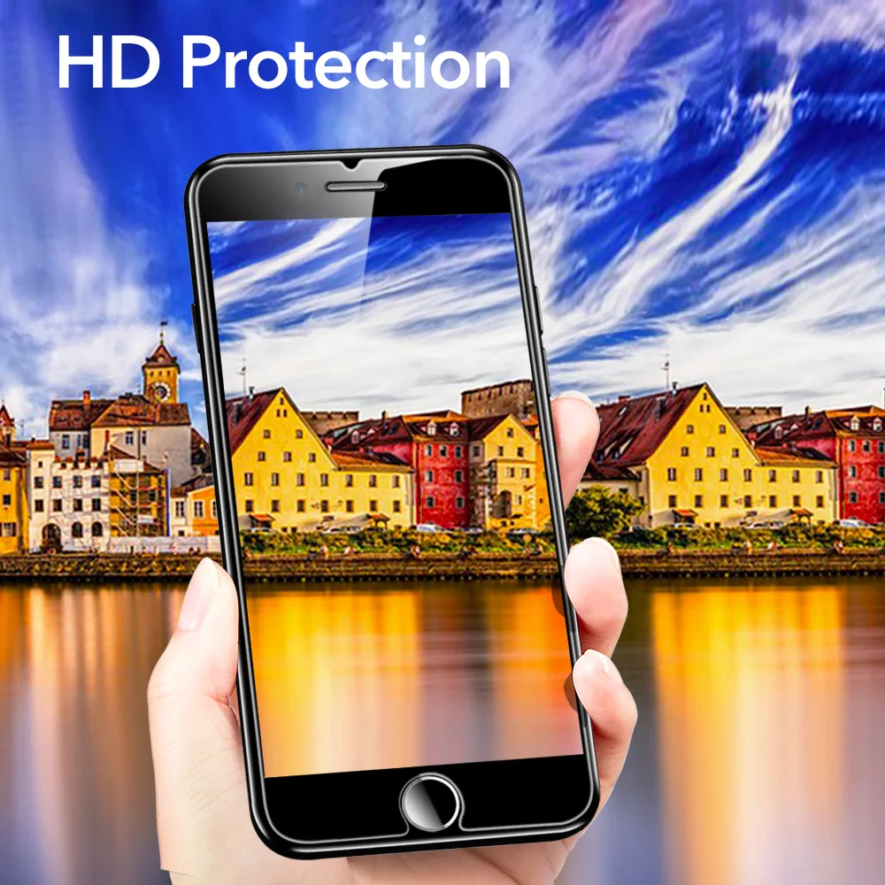 ESR Screen Protector for iPhone 7 Tempered Glass 9H Protector Film for iPhone 5 5S 6 6S 7 8 Plus for iPhone X Screen Protector ESR Screen Protector for iPhone 7 Tempered Glass 9H Protector Film for iPhone 5 5S 6 6S 7 8 Plus for iPhone X Screen Protector