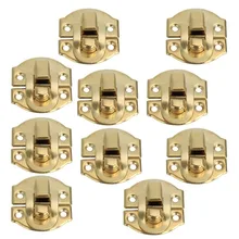 High Quality Antique Chinese Locks 10Pcs Antique Box Buckles Shiny Surface Bronze Tone wooden box latches Accessories H