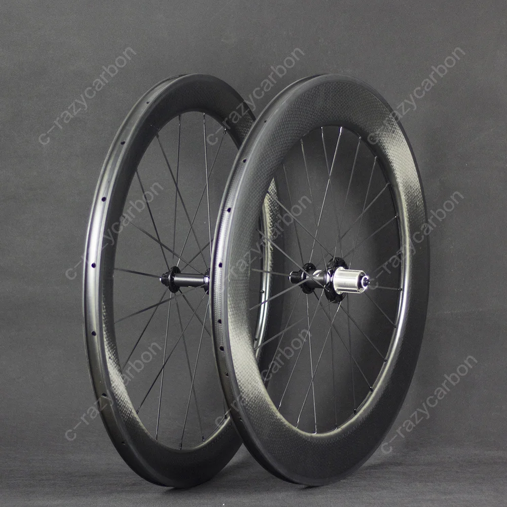 Dimple карбоновые колеса 2 года гарантии 80 мм довод дорожный велосипед карбоновое колесо 700C шоссейная велосипедная карбоновая колесная пара