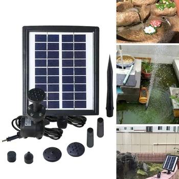 

2.8W 220L/H Solar Panel Powered Water Feature Pump Outdoor Garden Pool Pond Aquarium Fountain