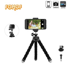 Mini Flexible Sponge Octopus Tripod for iPhone Samsung Xiaomi Huawei Mobile Phone Smartphone Tripod for Gopro Camera DSLR Mount