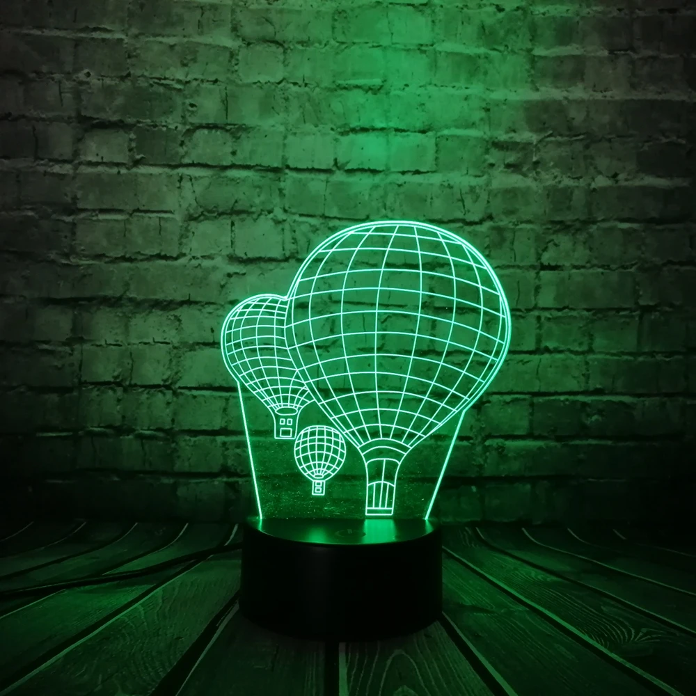 Воздушный шар 3D Led USB ночник настольная лампа цветная градиентная креативная