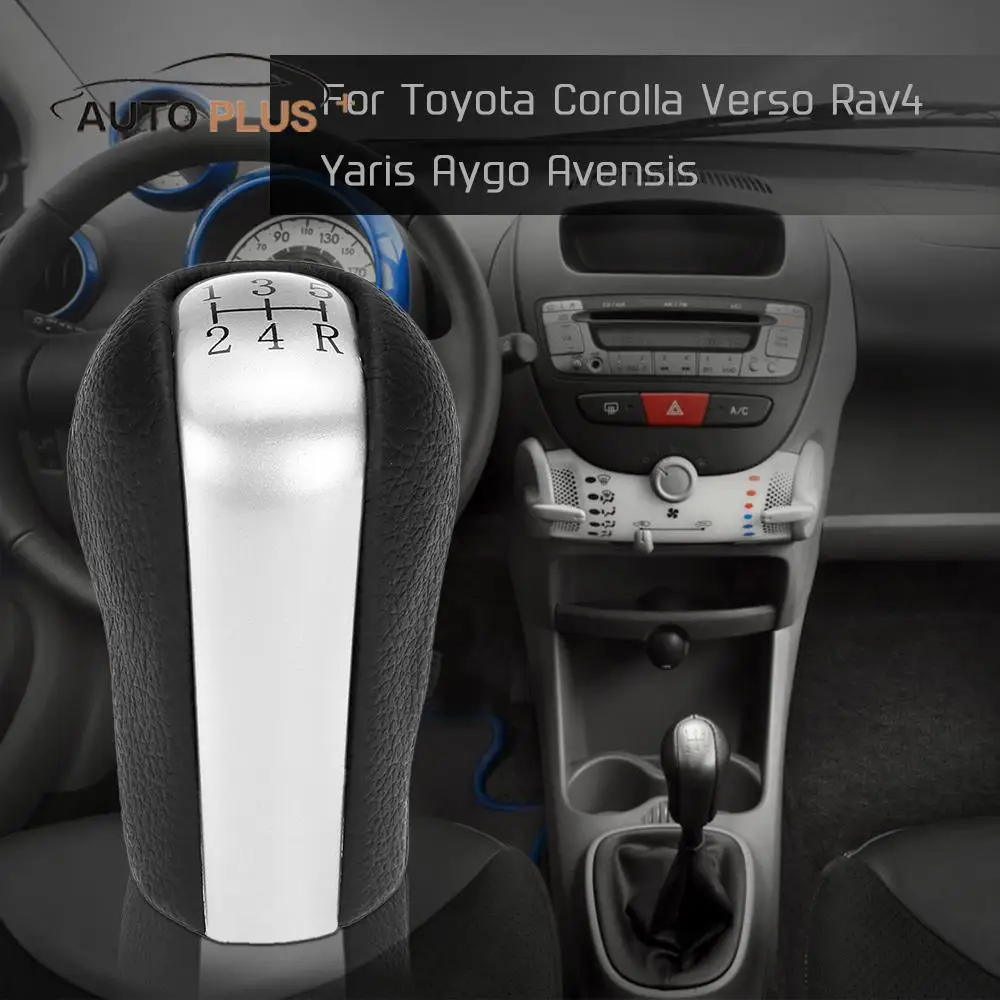 5 Speed Gear Shift Knob Lever For Toyota AYGO 2005 2014 Verso 2002 2009