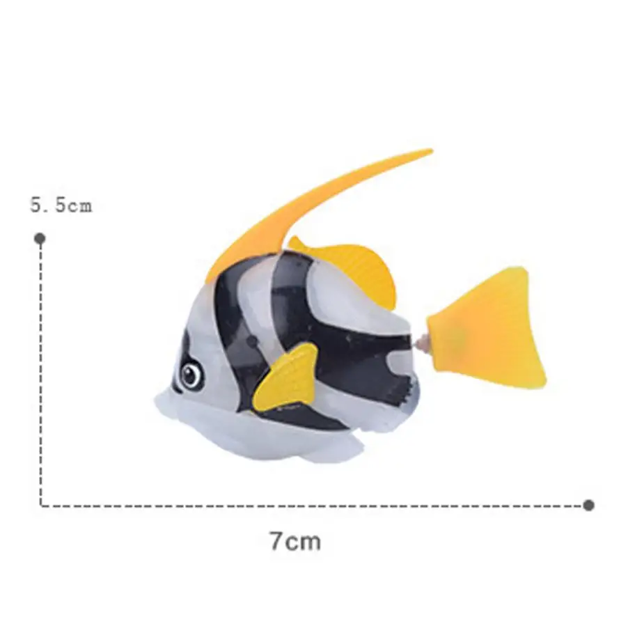 Новые электронные рыбки Домашние животные со вспышкой освещение мини морские животные электрические плавательные рыбки игрушки для детей подарки на батарейках рыба