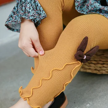 

Autumn and winter new ear fungus heads, children's panty hose Korea baby gowns panty hose