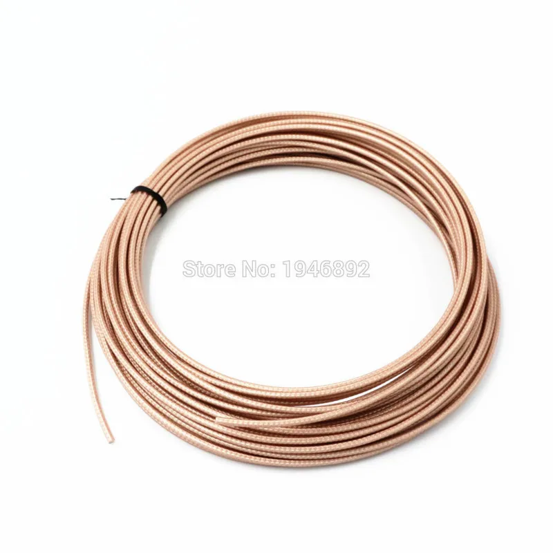 1 м 3.28ft RG316 коричневый кабель провода радиочастотный коаксиальный кабель 50 Ом для разъема экранированный кабель DIY