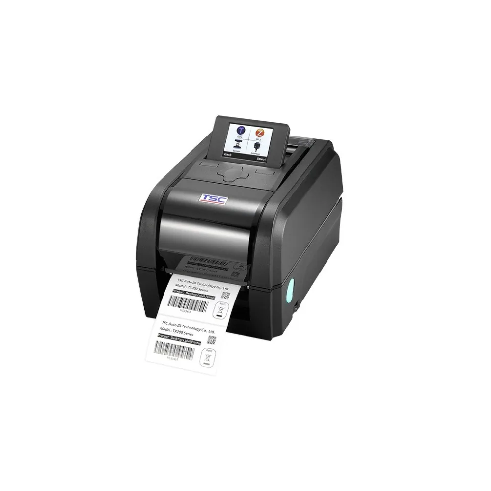 الأصلي العلامة التجارية جديد TSC TX200 + LCD سلسلة عالية الأداء سطح المكتب الحرارية نقل و مباشرة الحرارية Lable طابعة باركود
