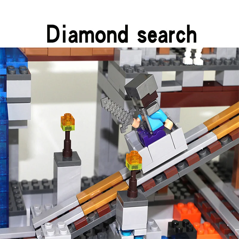 Шахта 922 шт совместимые Legoesd мой мир модель Minecraft Строительные блоки Набор
