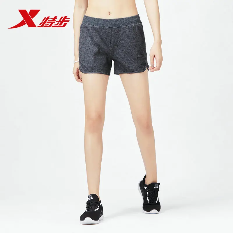 881228609056 xtep women's sports shorts summer new knitted breathable comfortable casual running shorts