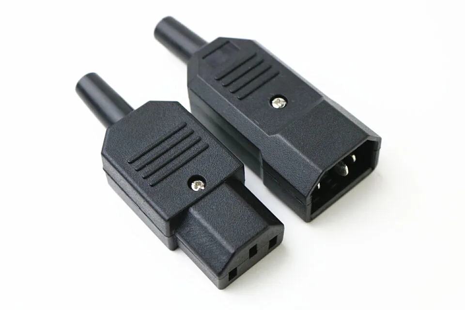 Набор IMC горячий 250V 10A разъем питания IEC 320 C14 Разъем к C13 гнезду|plug connector|plug socket