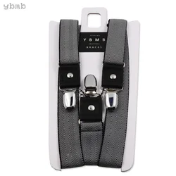 YBMB Fashion Shirt Suspenders 25mm Width 3 Clips Y-Shape Unisex Fully Adjustable Braces Synthetic Leather Rivet Novelty YBMB Fashion Shirt Suspenders 25mm Width 3 Clips Y-Shape Unisex Fully Adjustable Braces Synthetic Leather Rivet Novelty