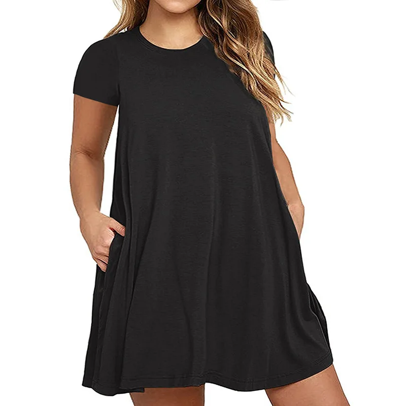 Летнее женское платье 5XL 6XL 7XL 8XL 9XL обхват груди 136 см размера плюс 5 цветов|Платья| |