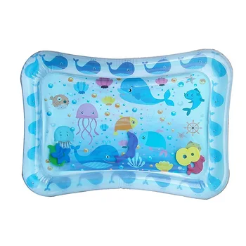 

Baby Inflatable Patted Pad Baby Crawling Water Mat Baby Inflatable Toddler Play Water Cushion Pad Soft Mat Fun Activity Pad