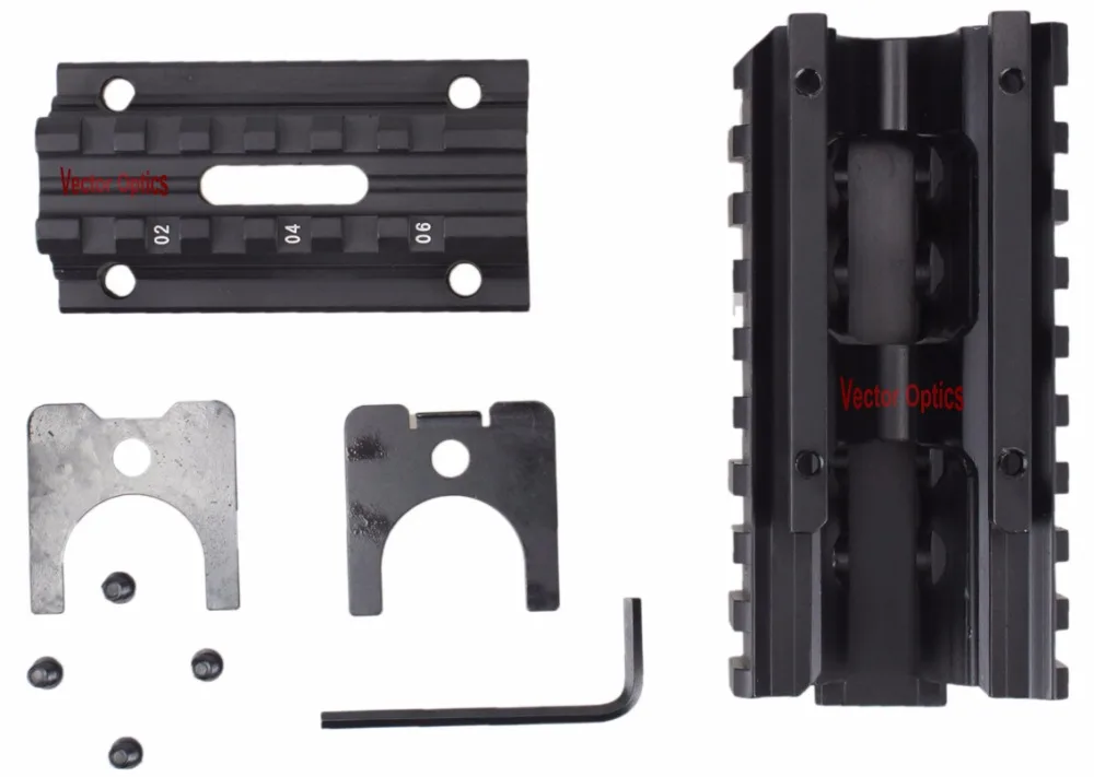 Векторная оптика мини Draco AK пистолет RIS компактный Handguard Quad Rail крепление короткий