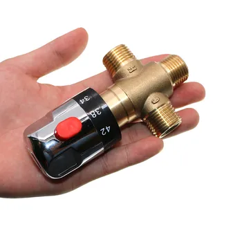 

Brass Thermostatic Mixing Valve Bathroom Faucet Temperature Mixer Control Thermostatic Valve Home Improvement TP-01
