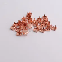 50 шт. розовый цвет золотистый уникальный дизайн шпилька одежды заклепки DIY декоративные заклепки для leather craft