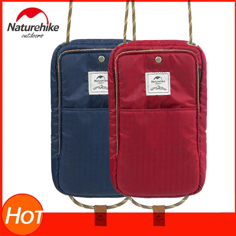 

Naturehike Running Sports Bag Pouch Passport Waterproof Bag Travel Wallet Ticket Document Holder With Zipper For Men & Women
