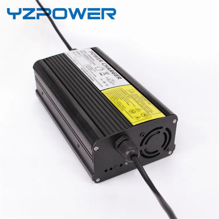 YZPOWER 58 4 V 5A 4.5A Lifepo4 литиевое зарядное устройство для аккумулятора 48V внешний