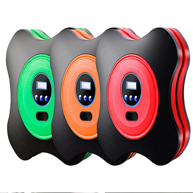

QFHETJIE Digital Inflatable Pump Electric Tyre Pressure Monitor Compressor Portable 12V Air Pumping Tire Pumps Car Emergency