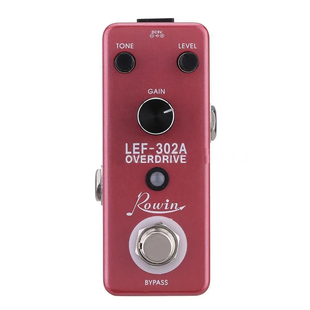 

Rowin LEF-302A Guitar Overdrive Pedal Analog Classic Blues ODrive-1 Effect Pedals
