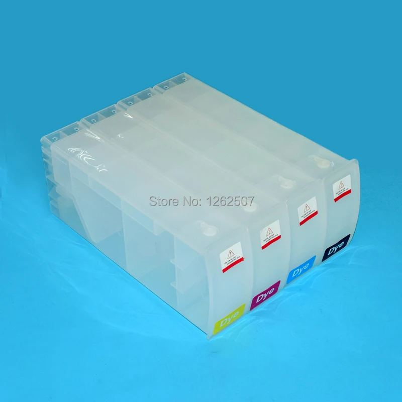 Cartucho de Tinta Recarregável com Redefinição Decodificador de Chip Permanente para hp Cores Lote ml Hp80 Automática Designjet 1050 1055 80 Plotters 5 – 800