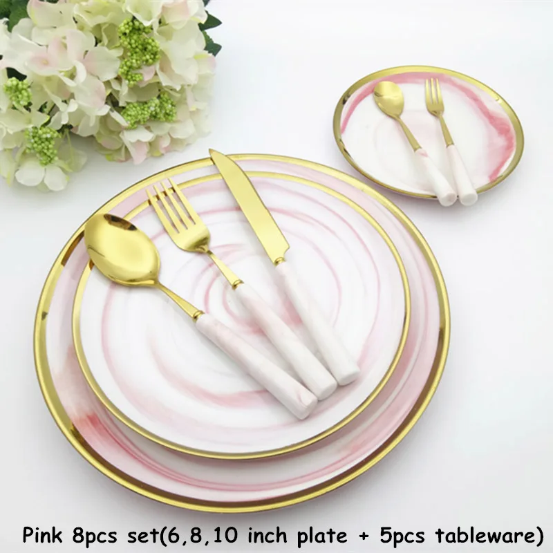 8pcs set Pink