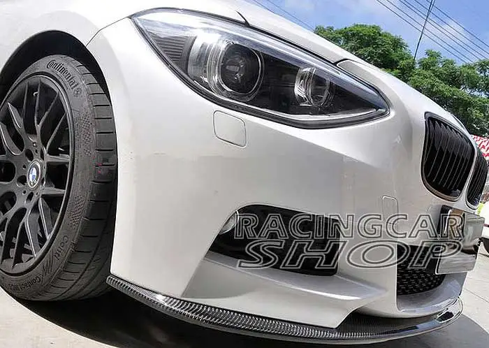 3D style FRONT LIP SPOILER For BMW F20 1-SERIES M TECH M SPORT BUMPER 11-14