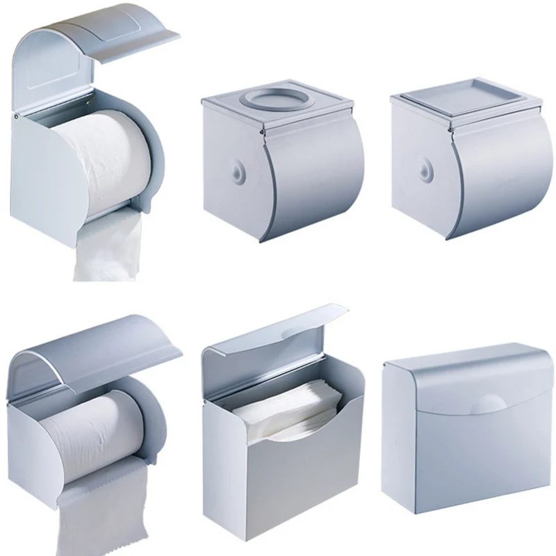 Космический алюминиевый почтовый ящик типа держатель для туалетной бумаги чехол с крышкой диспенсер для ванной комнаты Водонепроницаемая коробка для рулона салфеток держатель для салфеток